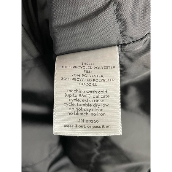 NAU Eco-Tech Grey Button Front Blazer Water Resistant Jacket | Medium - Picture 11 of 11